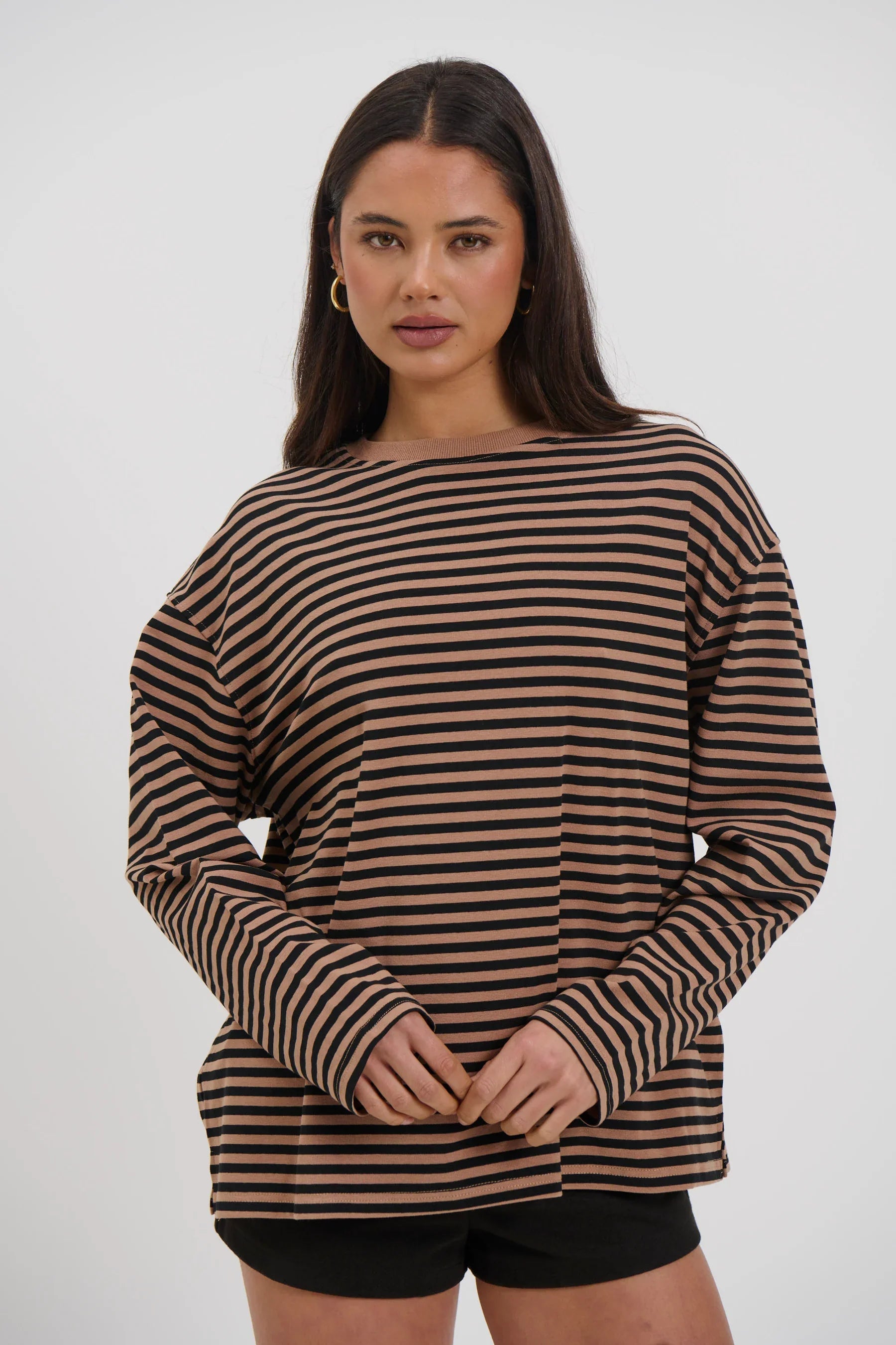 Mila Striped Long Sleeve Top