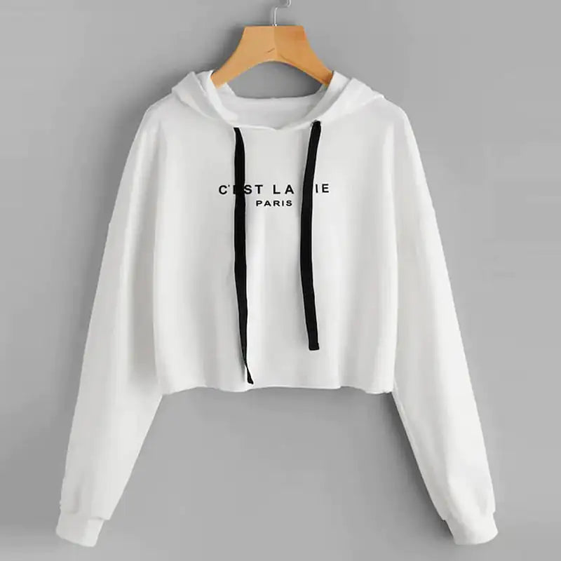 Hooded Printed Sweatshirt for Women FondueHaven