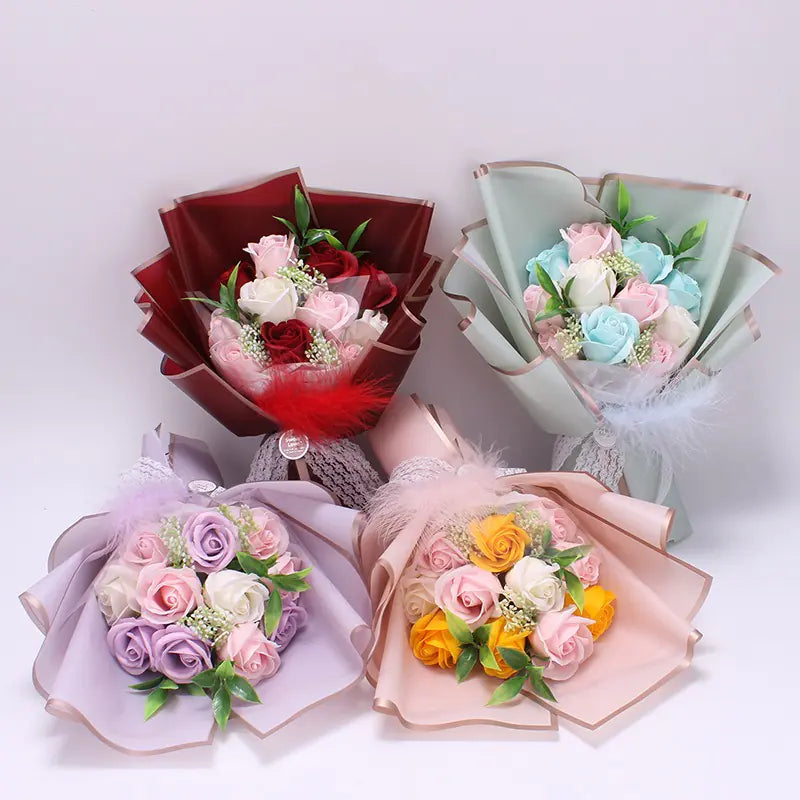 Soap Rose Bouquet Gift Box