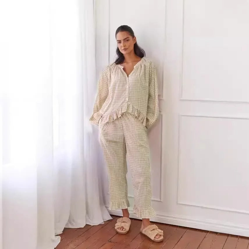 Gingham Berry Pyjama Set FondueHaven