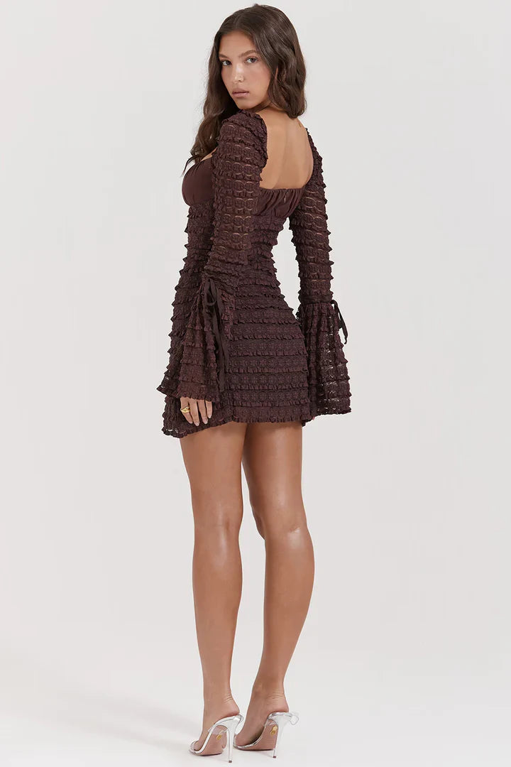 Raphaelle Espresso Brown Dress